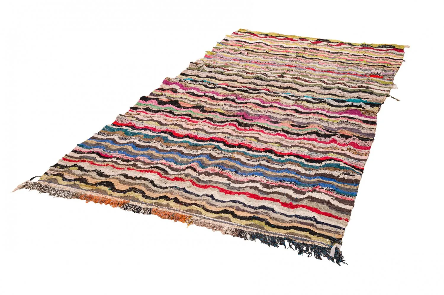 Marokkansk Boucherouite-teppe 150 x 305 cm