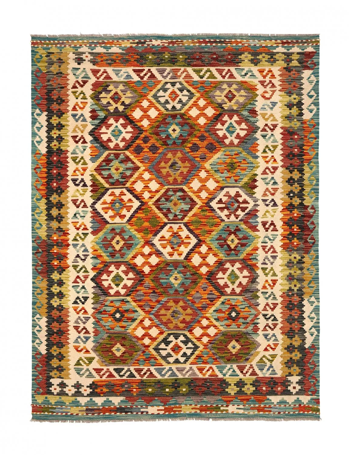 Orientalsk kelimteppe 194 x 145 cm