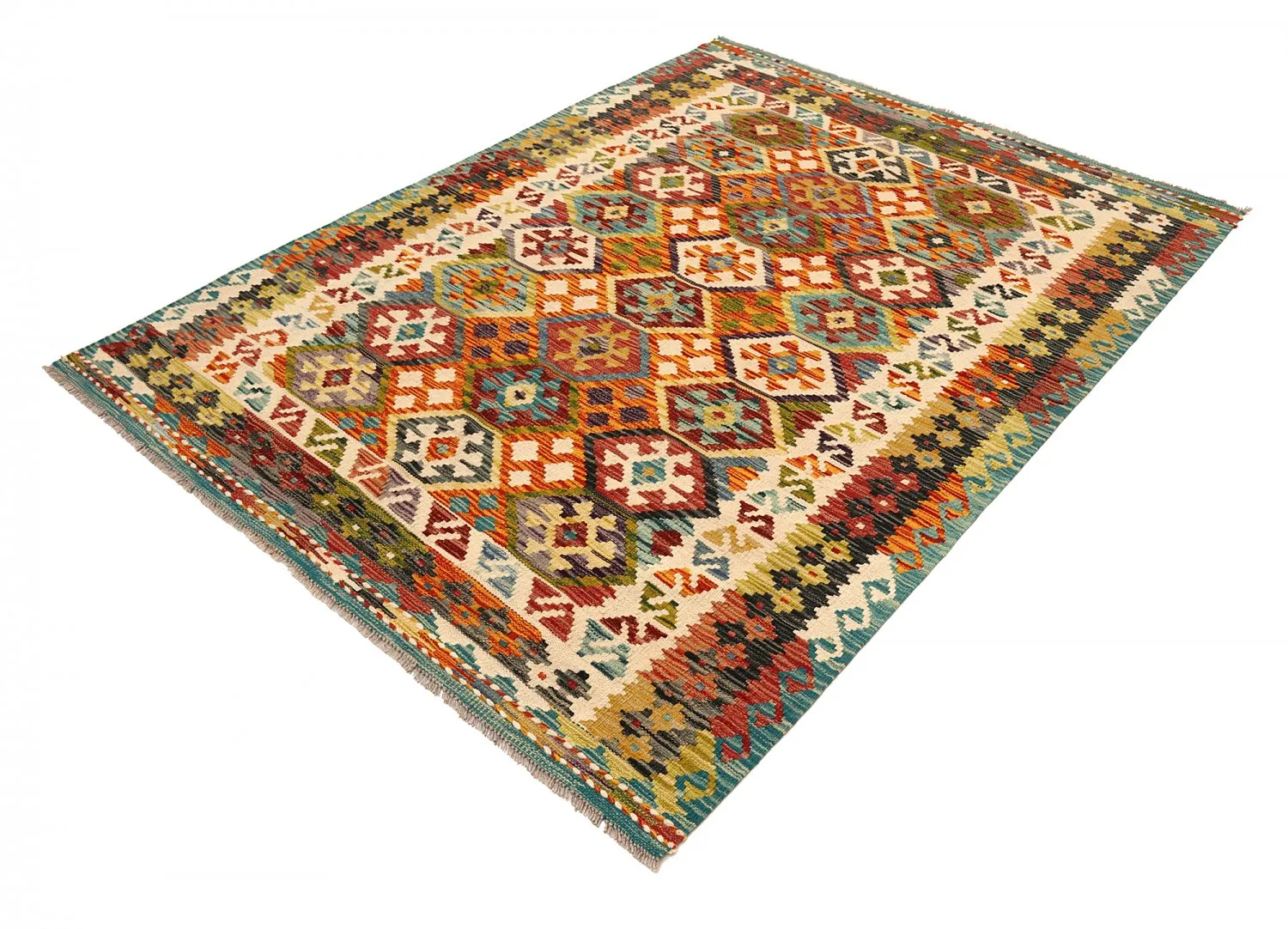 Orientalsk kelimteppe 194 x 145 cm