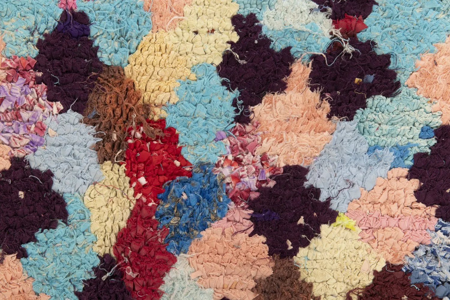 Marokkansk Boucherouite-teppe 170 x 80 cm