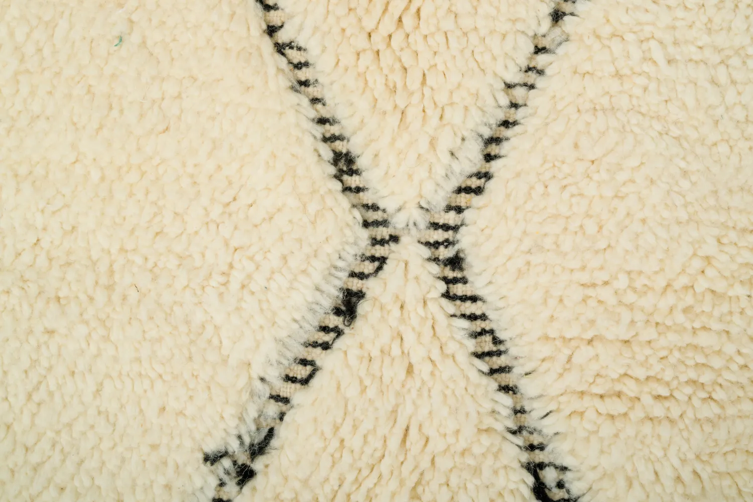 Kelim-teppe Marokkansk Beni Ourain 155 x 250 cm