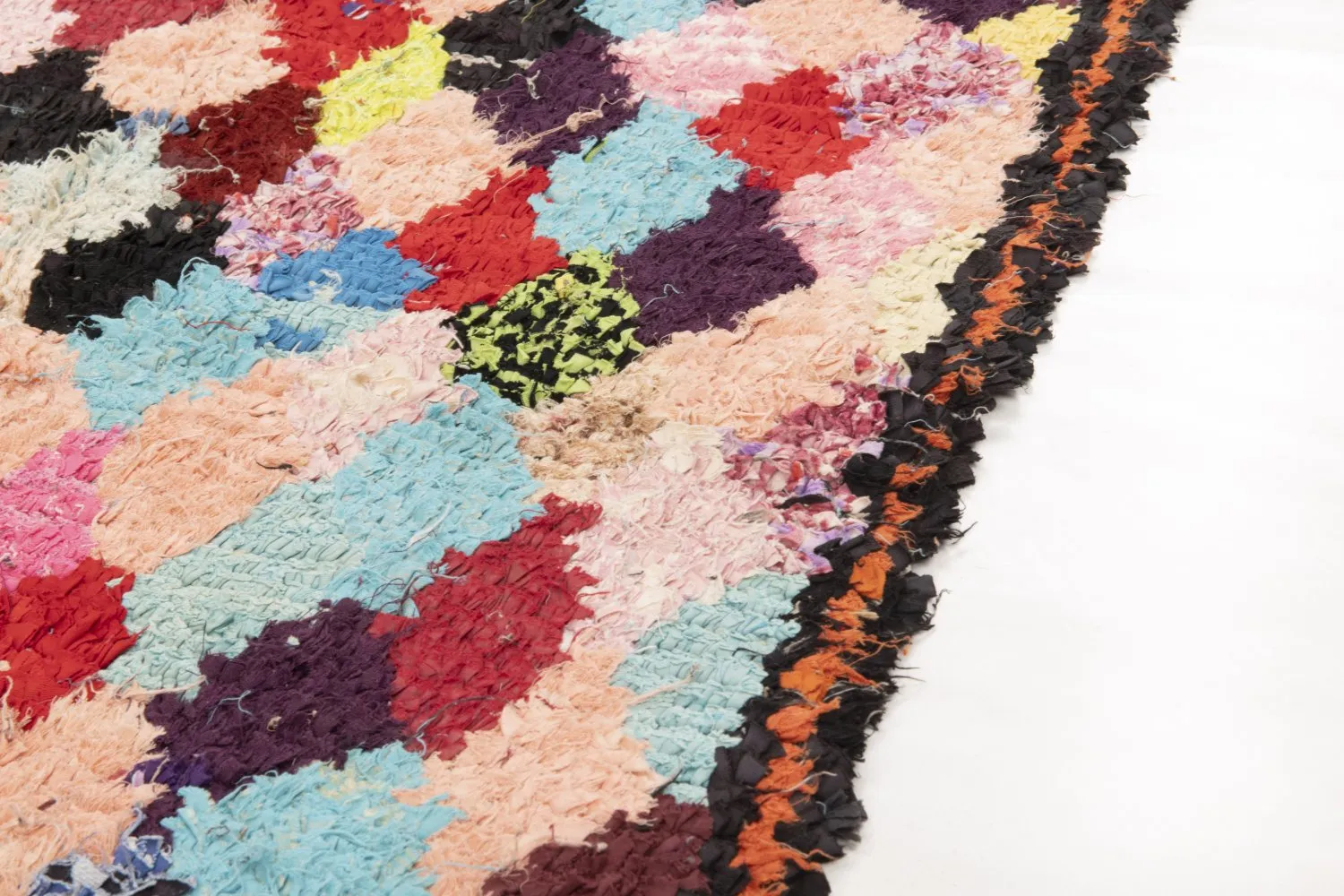 Marokkansk Boucherouite-teppe 170 x 80 cm