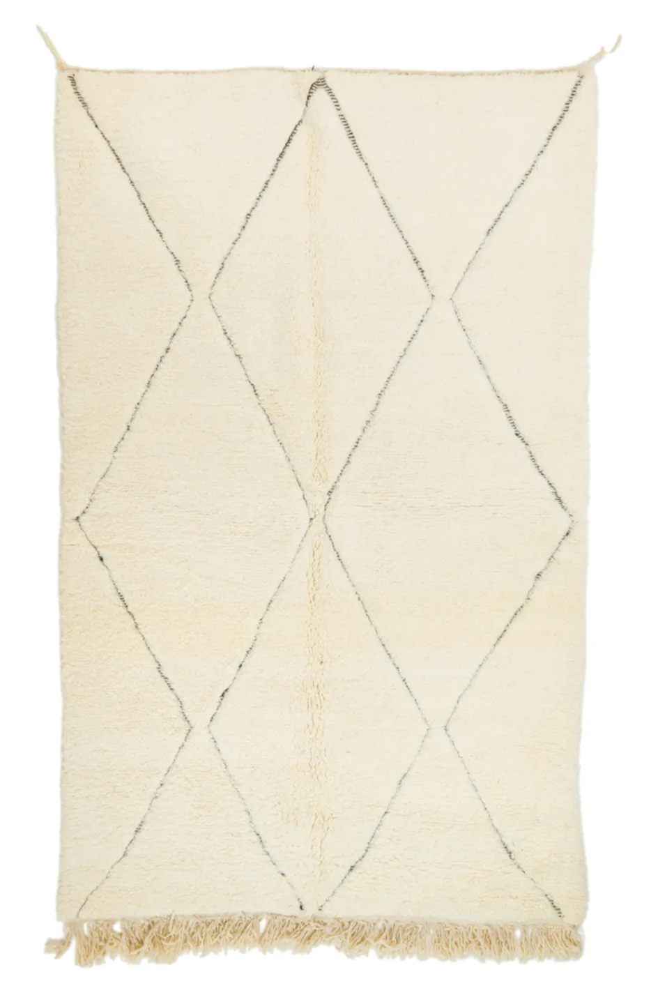 Kelim-teppe Marokkansk Beni Ourain 165 x 245 cm