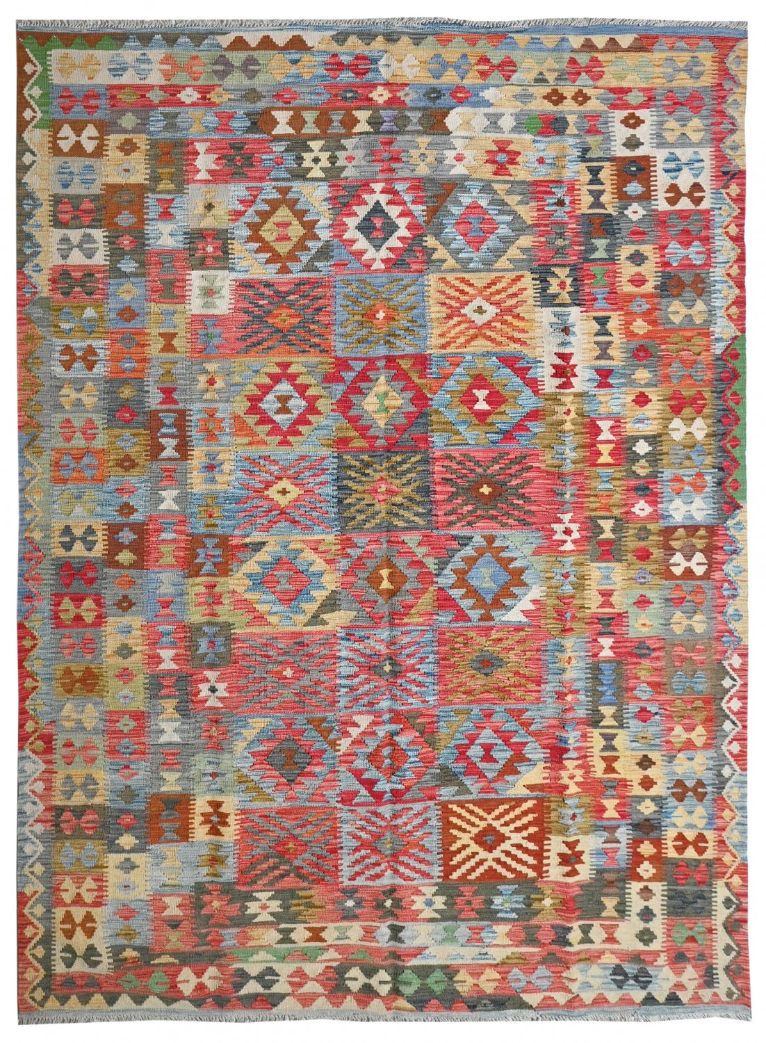 Kelim-teppe Afghansk 295 x 195 cm