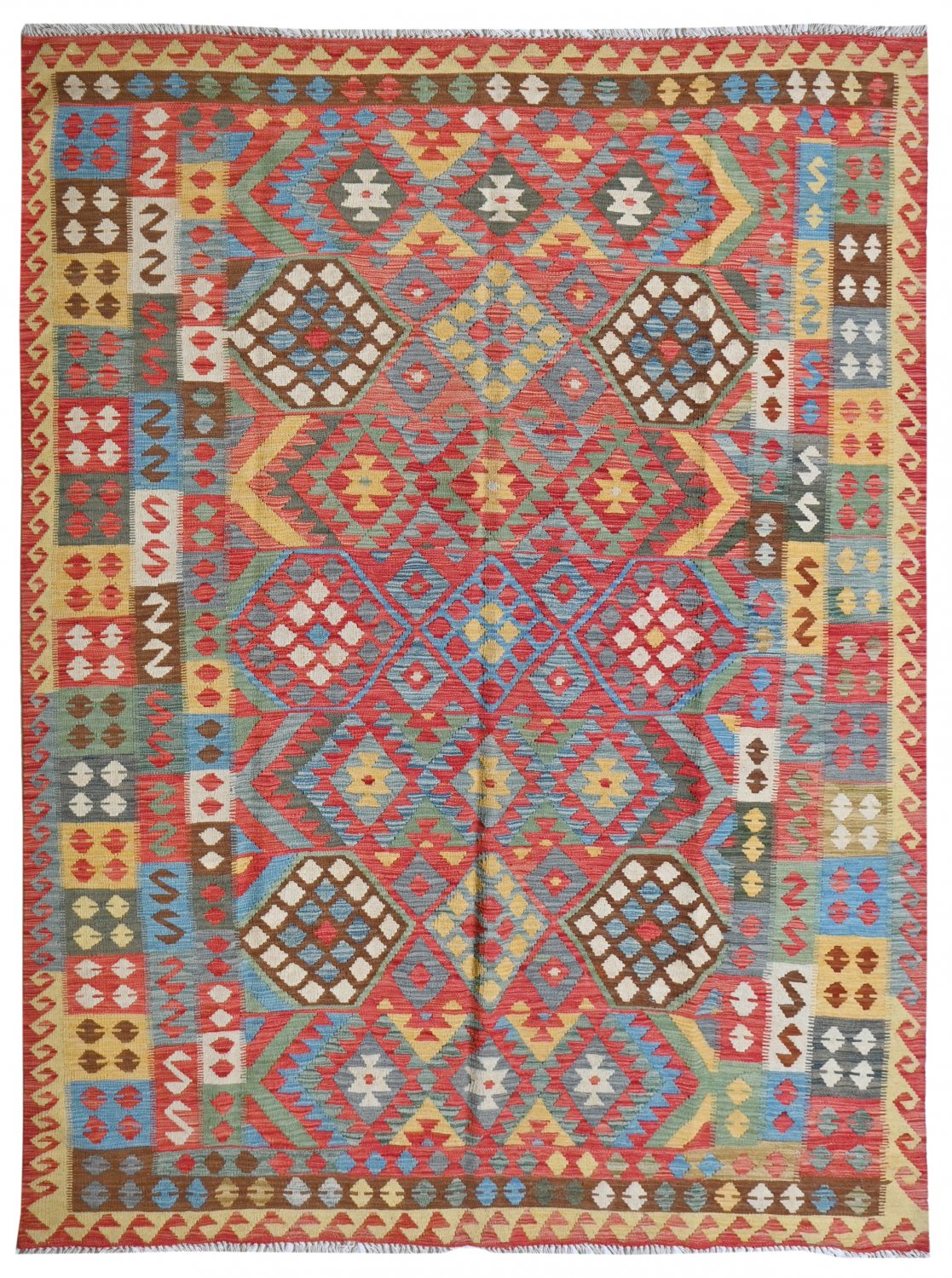 Kelim-teppe Afghansk 295 x 201 cm