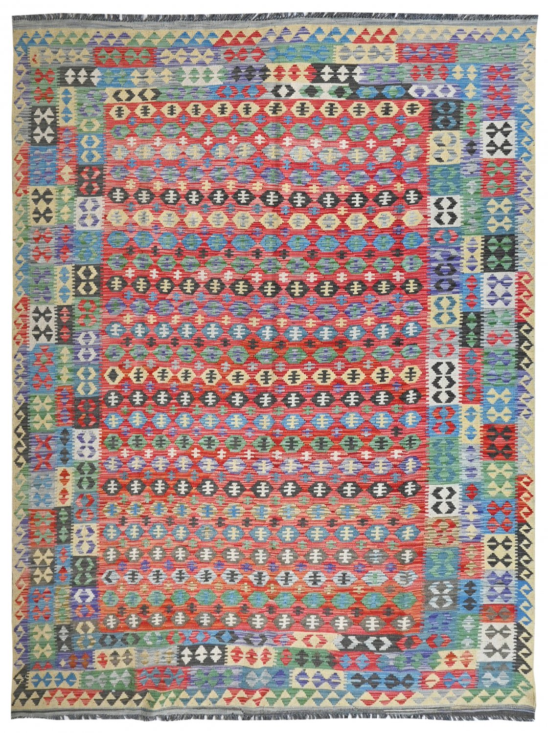 Kelim-teppe Afghansk 295 x 203 cm