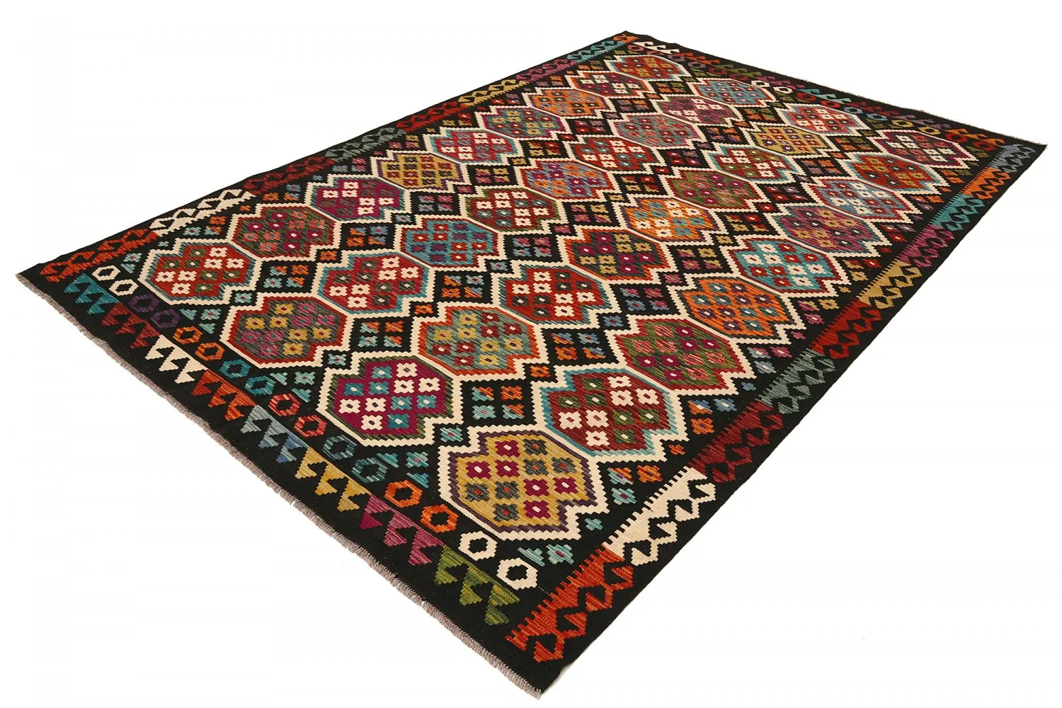 Orientalsk kelimteppe 297 198 cm