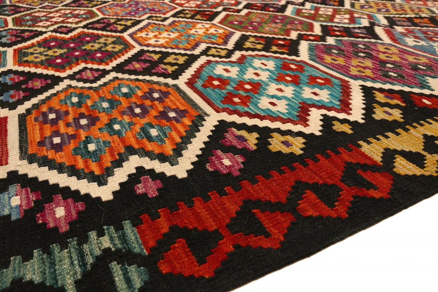 Orientalsk kelimteppe 297 198 cm