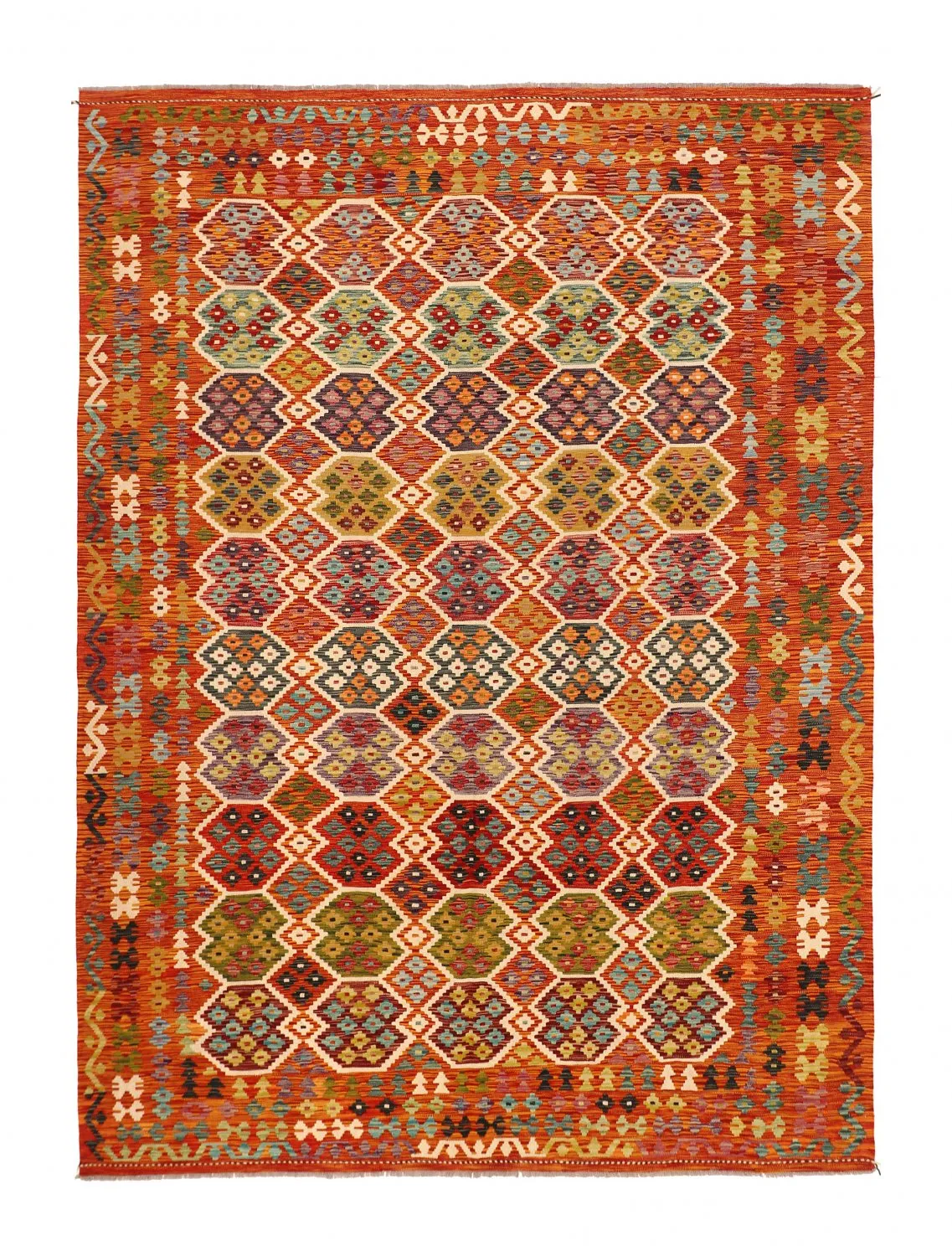 Orientalsk kelimteppe 342 x 252 cm