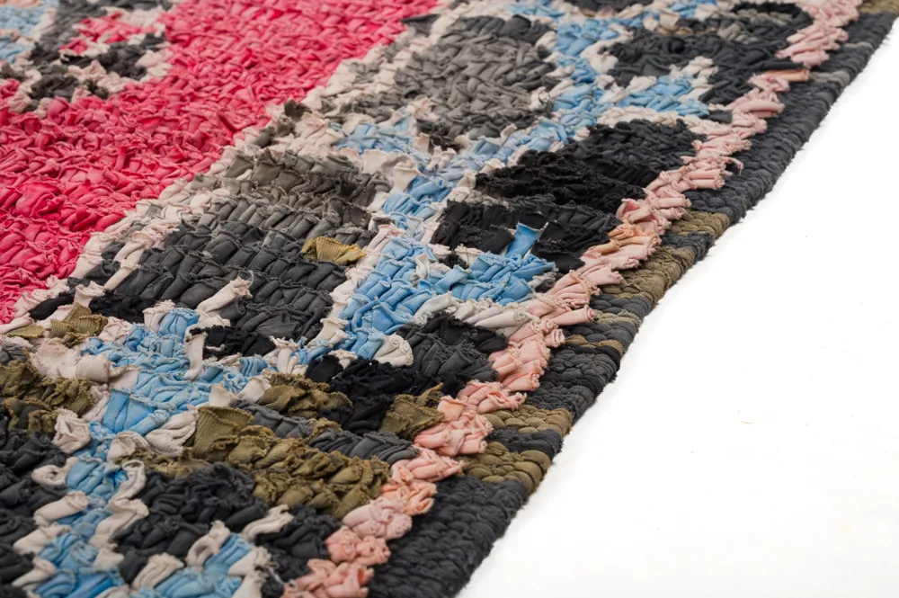 Marokkansk Boucherouite-teppe 275 x 130 cm