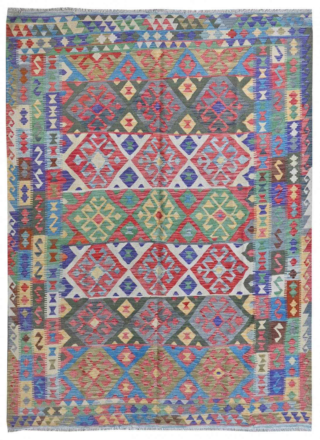 Kelim-teppe Afghansk 285 x 205 cm