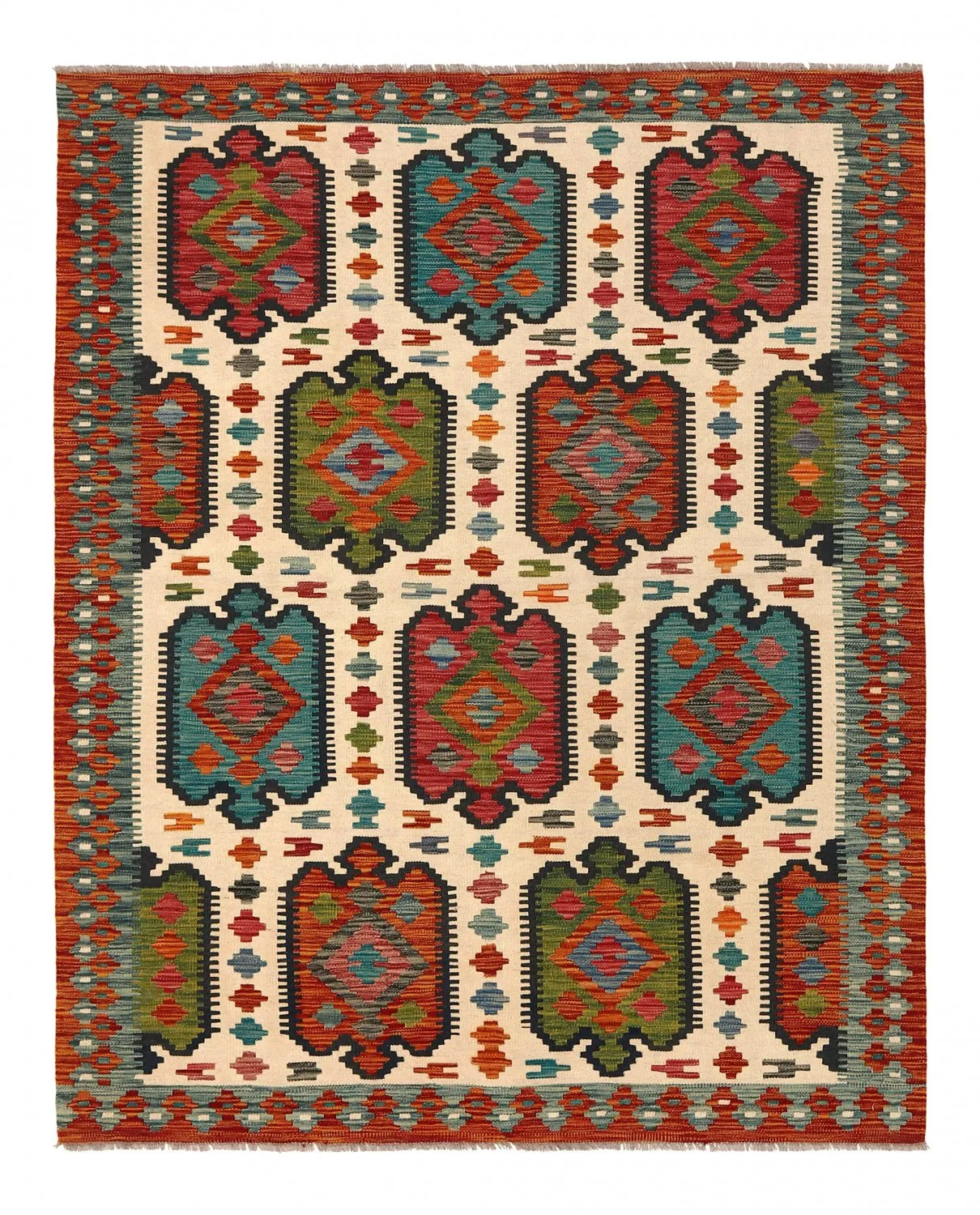Orientalsk kelimteppe 191 x 155 cm