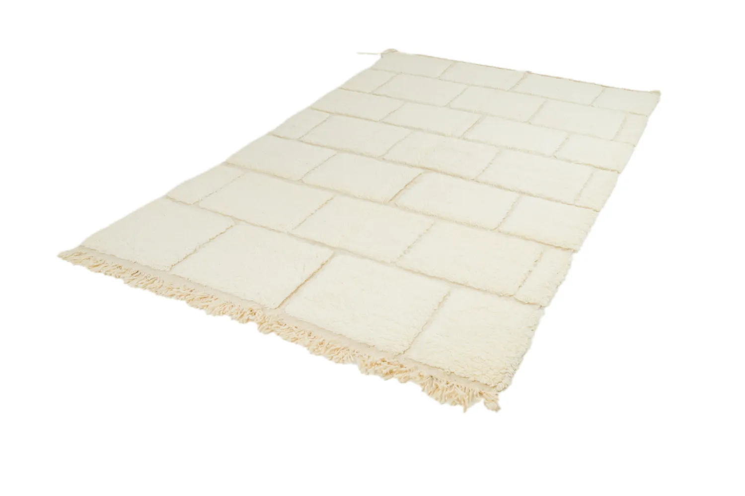 Kelim-teppe Marokkansk Beni Ourain 145 x 255 cm