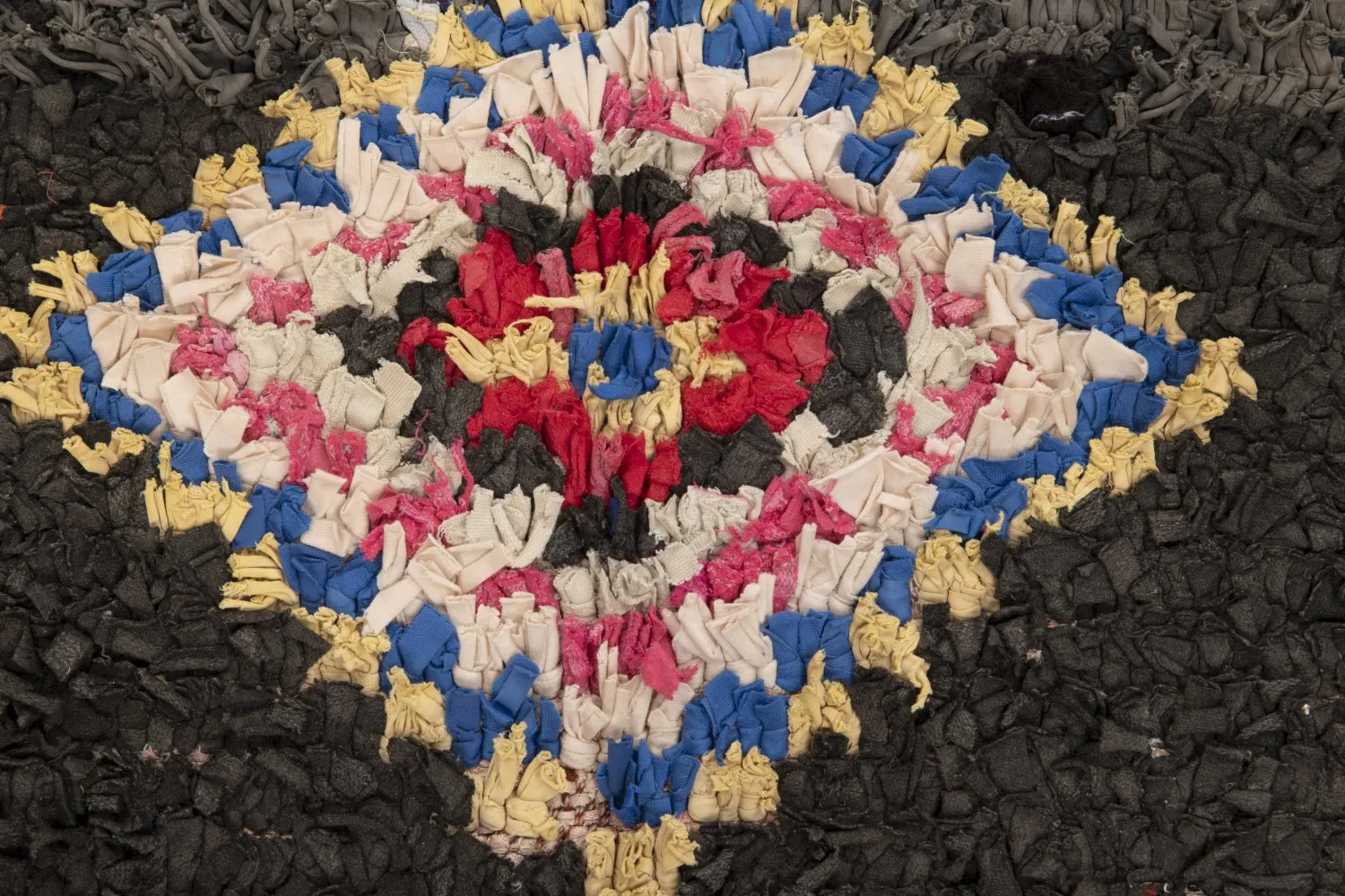 Marokkansk Boucherouite-teppe 335 x 125 cm