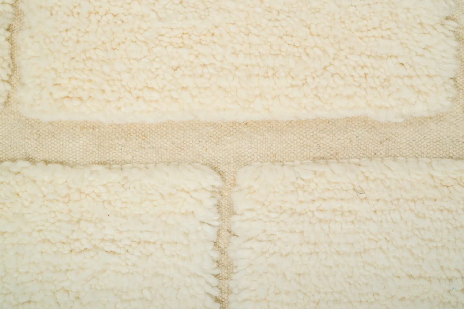 Kelim-teppe Marokkansk Beni Ourain 145 x 255 cm