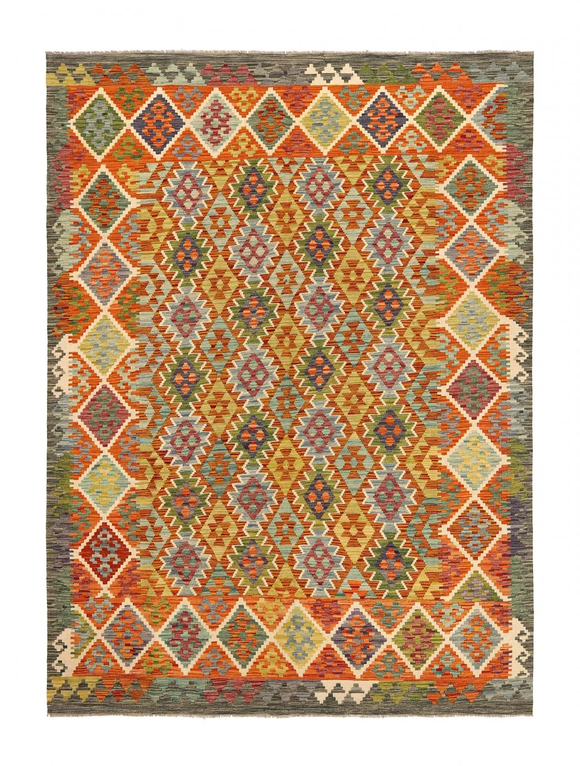 Orientalsk kelimteppe 284 x 209 cm