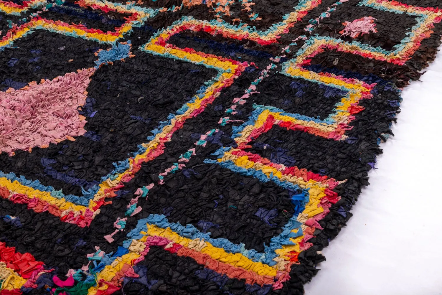 Marokkansk Boucherouite-teppe 180 x 120 cm