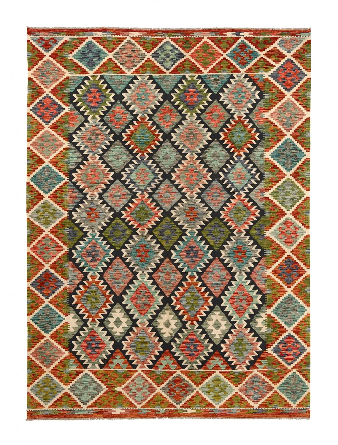 Orientalsk kelimteppe 284 x 207 cm