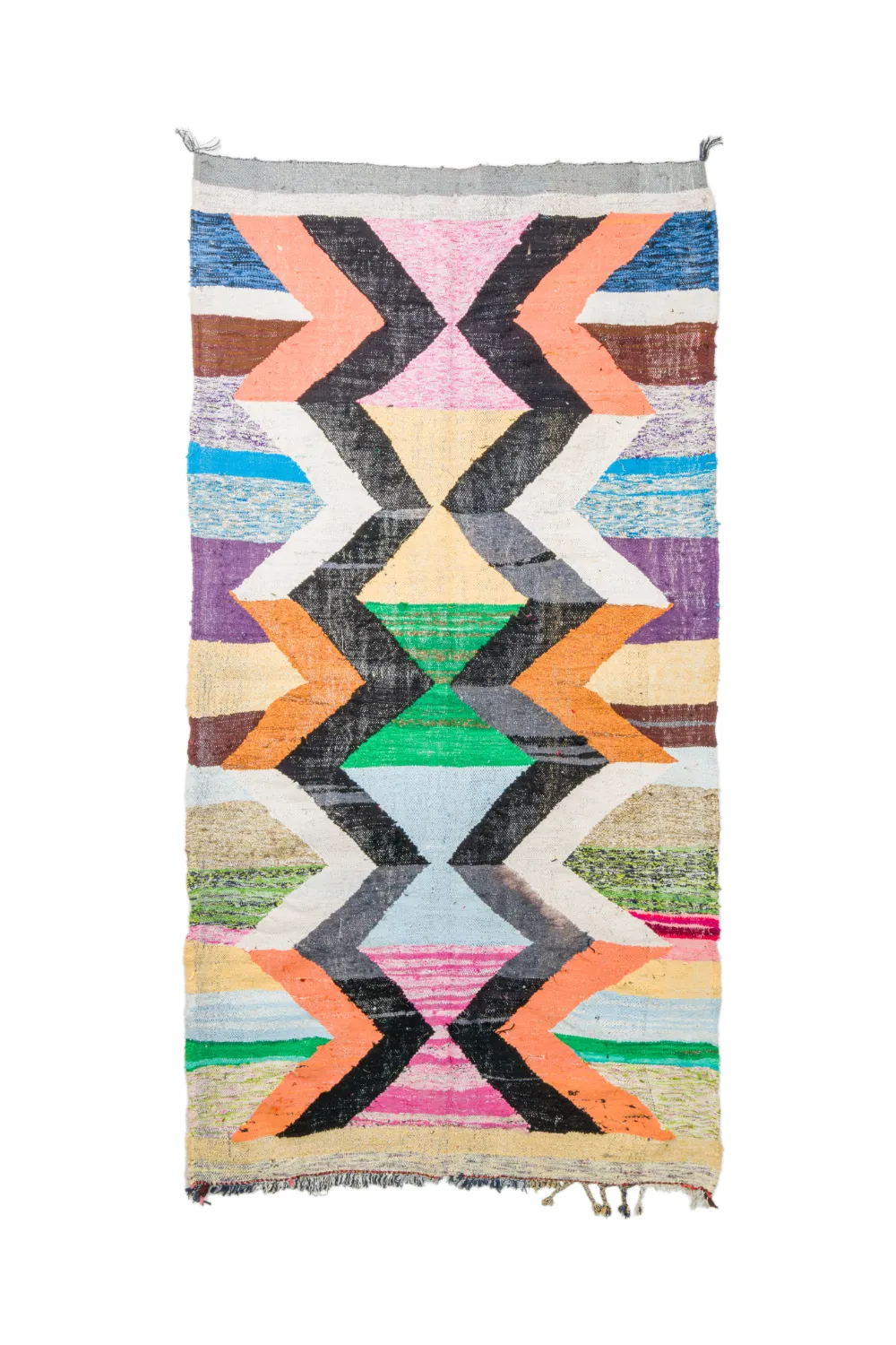 Marokkansk Boucherouite-teppe 155 x 295 cm