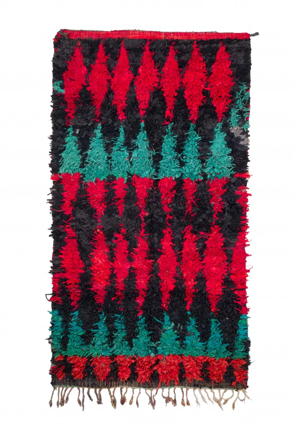 Marokkansk Boucherouite-teppe 285 x 160 cm
