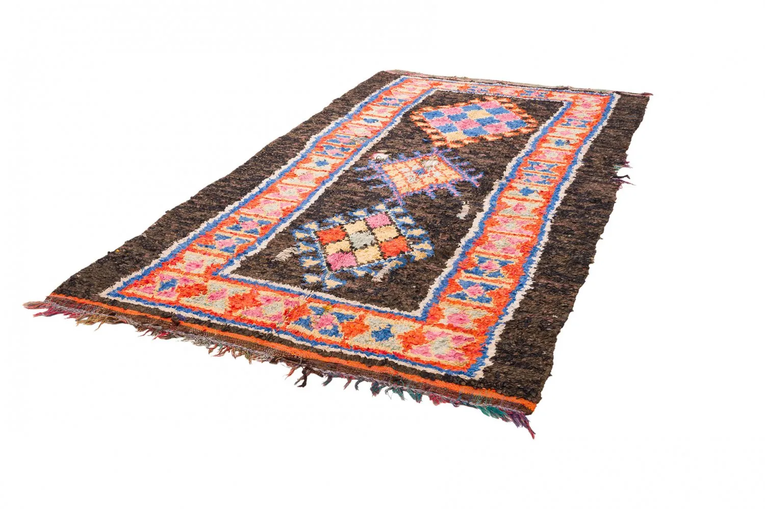 Marokkansk Boucherouite-teppe 160 x 310 cm