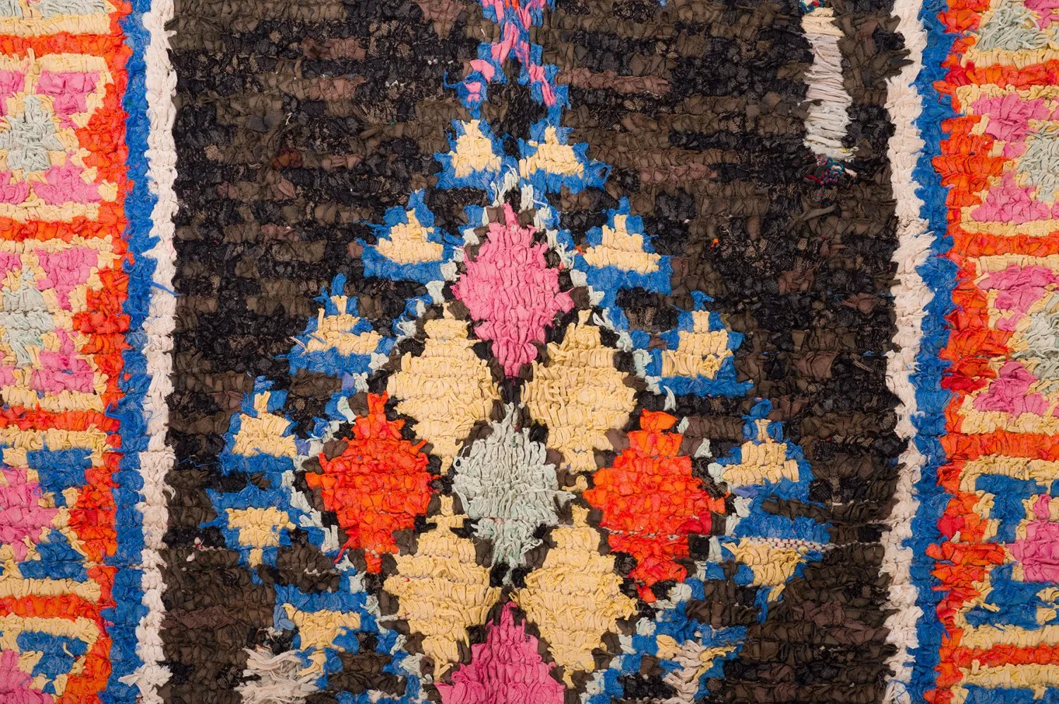 Marokkansk Boucherouite-teppe 160 x 310 cm