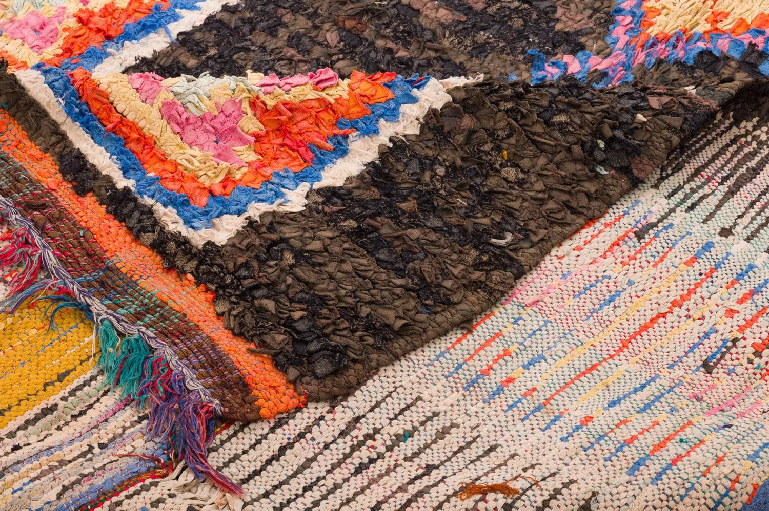 Marokkansk Boucherouite-teppe 160 x 310 cm