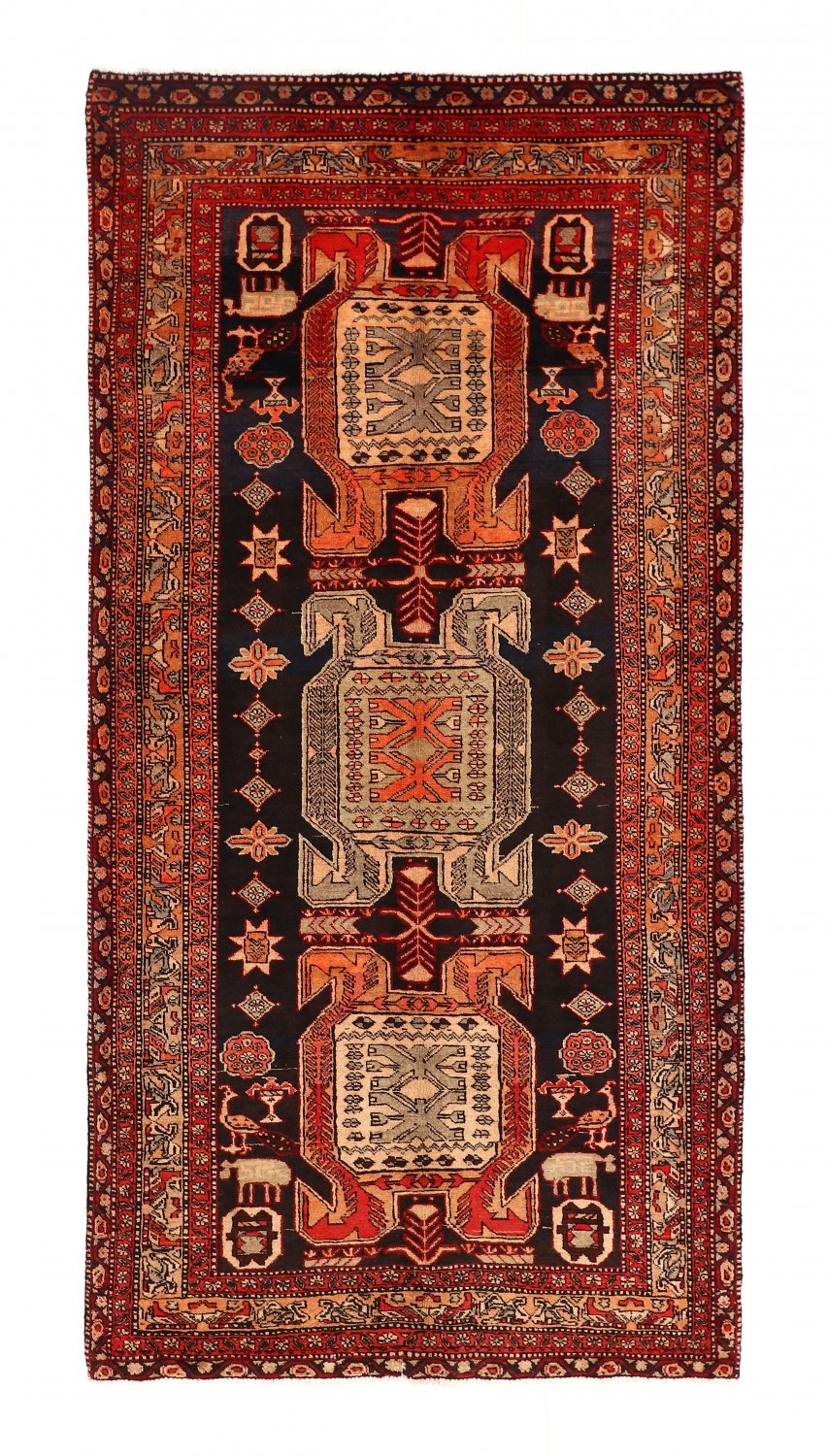 Persisk teppe Hamedan 274 x 136 cm