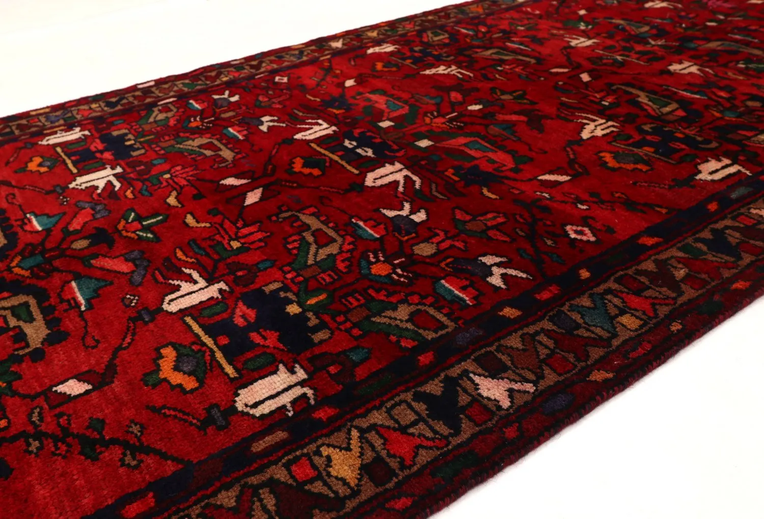 Orientalsk teppe Hamedan 302 x 104 cm