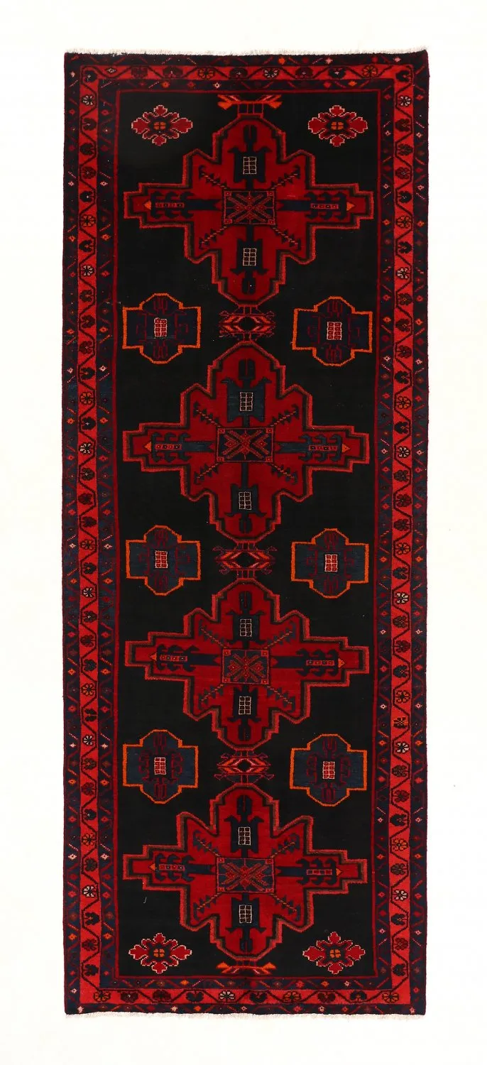Orientalsk teppe Hamedan 296 x 110 cm