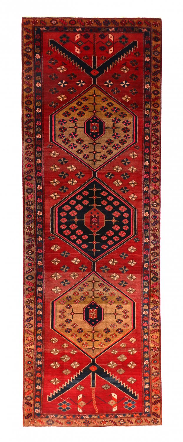 Persisk teppe Hamedan 392 x 129 cm