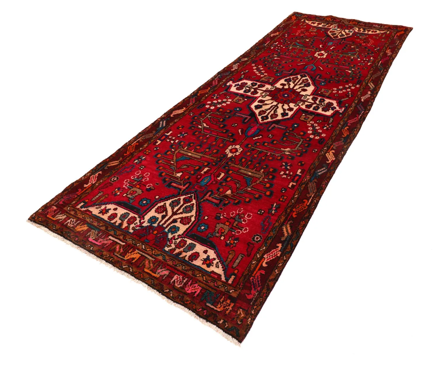Orientalsk teppe Hamedan 312 x 111 cm