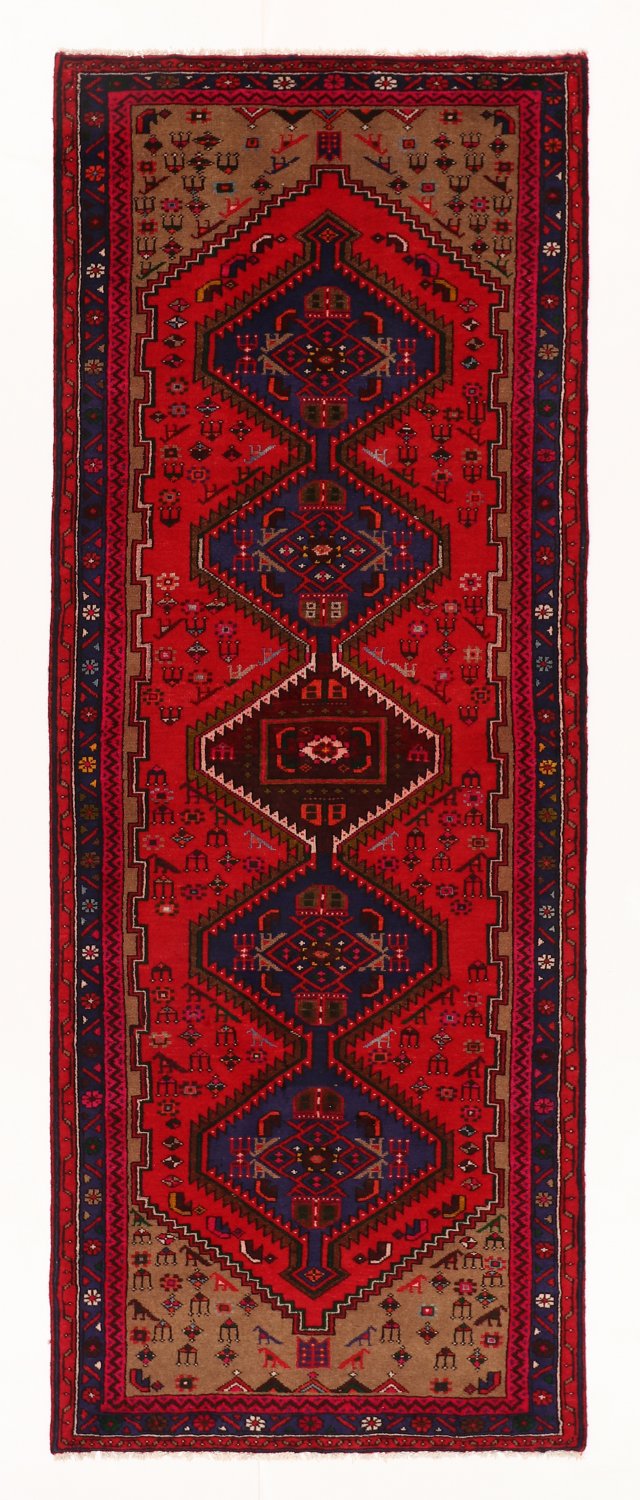 Persisk teppe Hamedan 276 x 102 cm