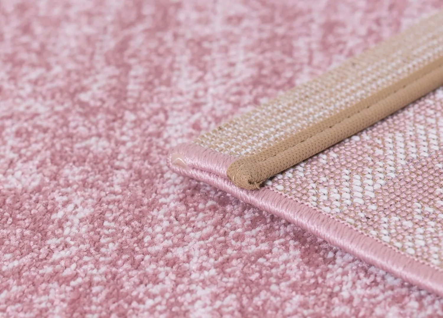 Wilton-teppe - Melange (rosa)