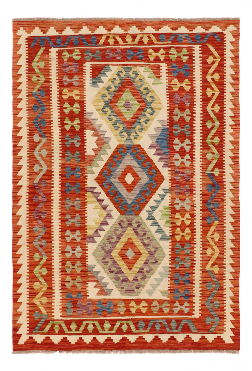 Kelim-teppe Afghansk 181 x 124 cm
