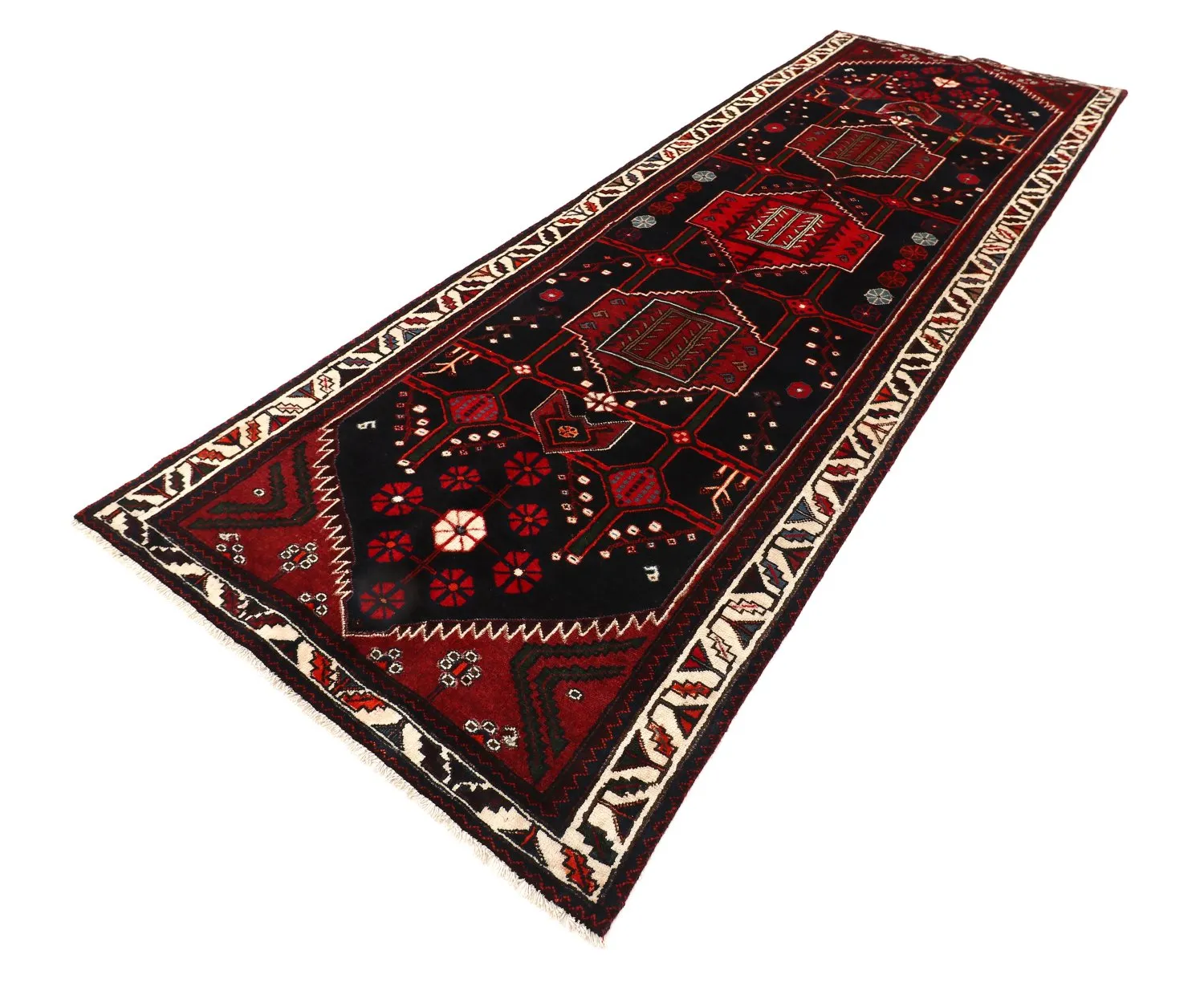 Orientalsk teppe Hamedan 299 x 110 cm