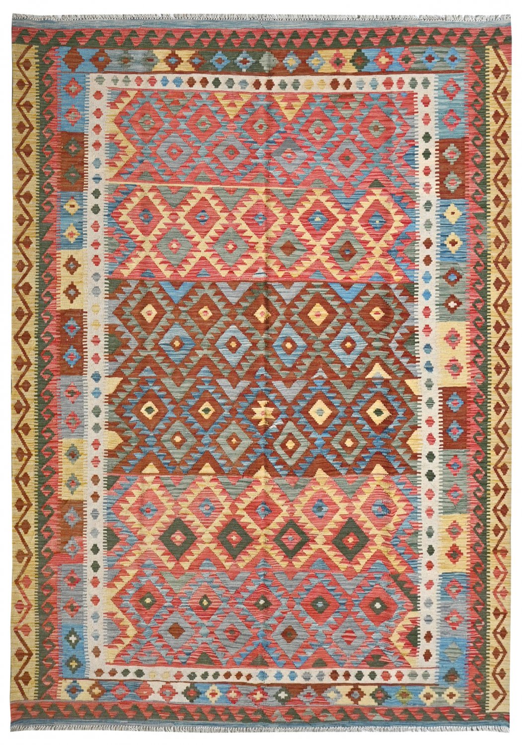 Kelim-teppe Afghansk 292 x 204 cm