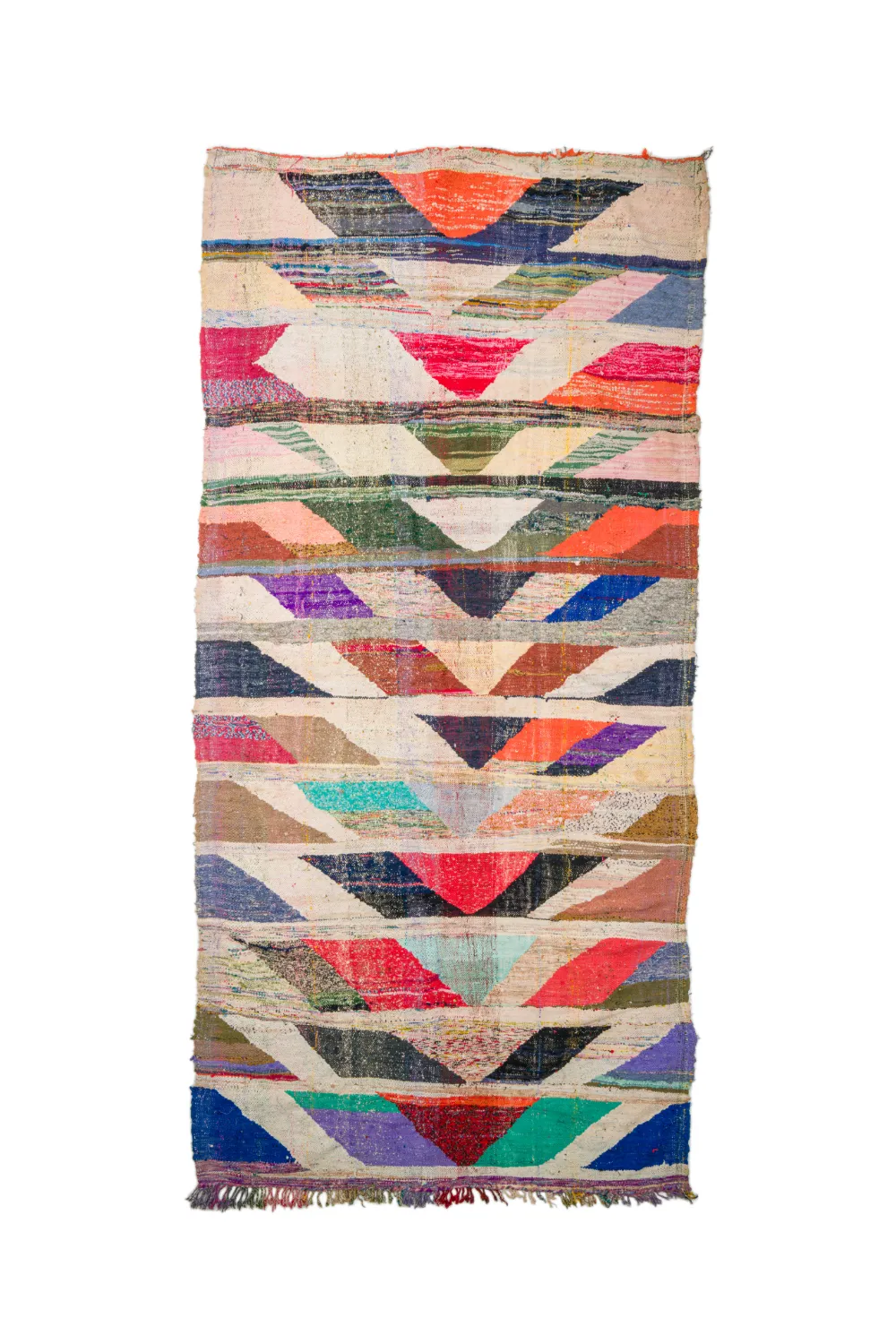 Marokkansk Boucherouite-teppe 165 x 350 cm