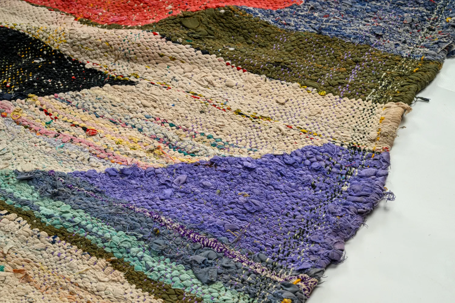 Marokkansk Boucherouite-teppe 165 x 350 cm