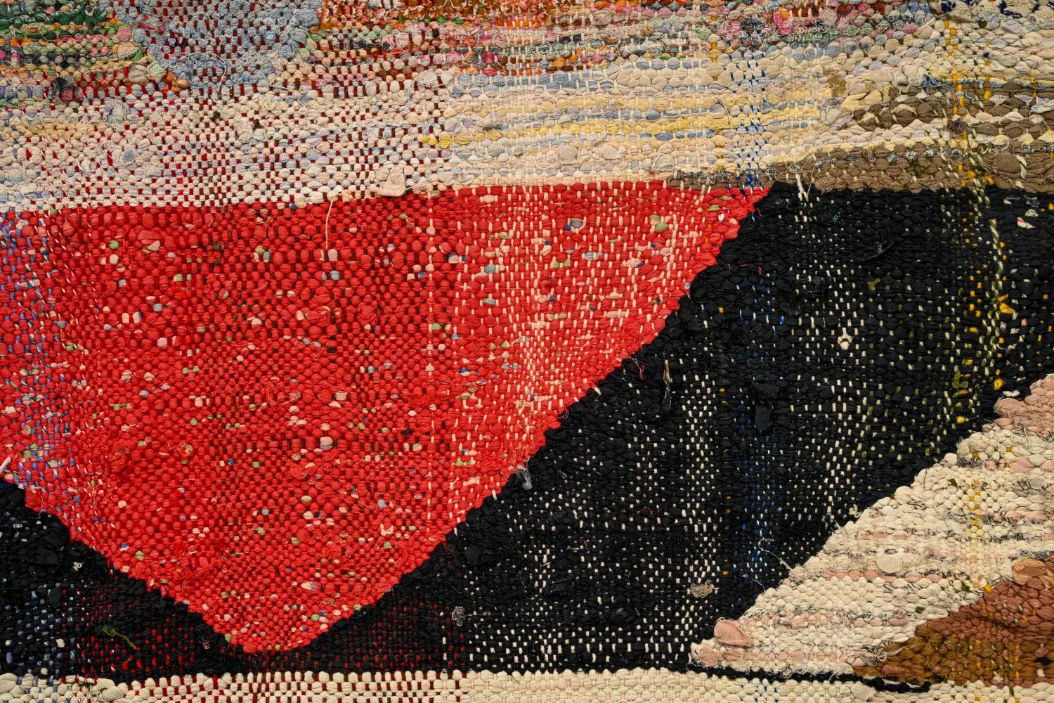 Marokkansk Boucherouite-teppe 165 x 350 cm