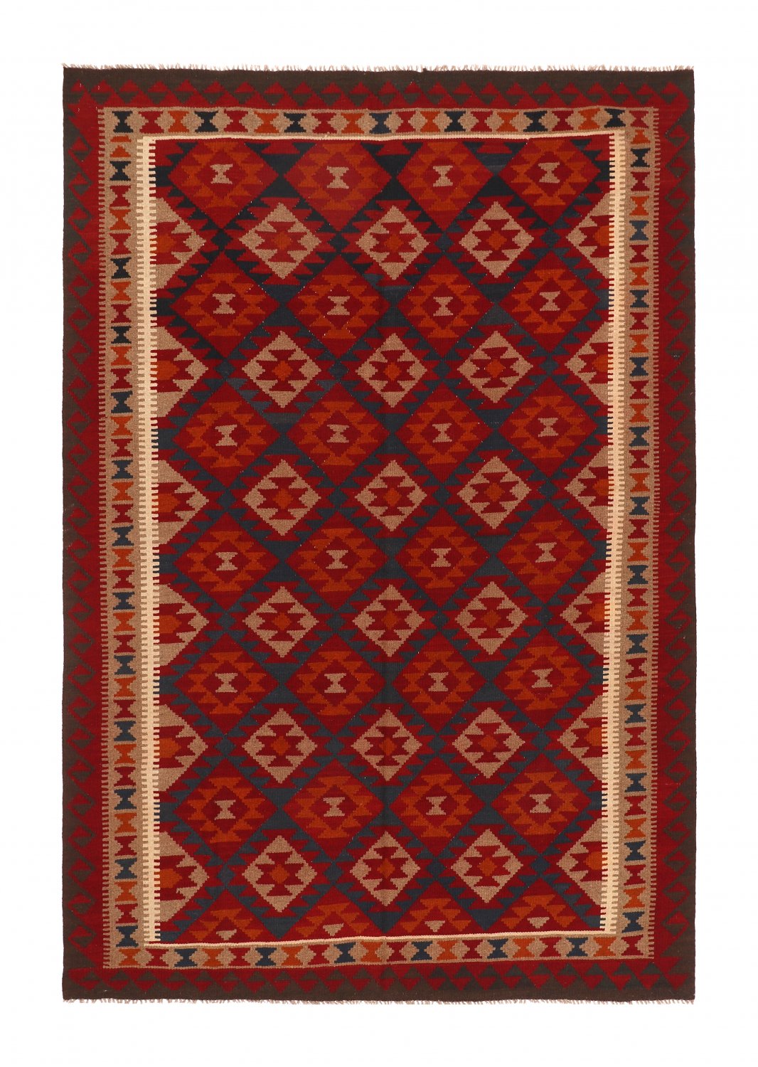 Kelim-teppe Afghansk 296 x 203 cm