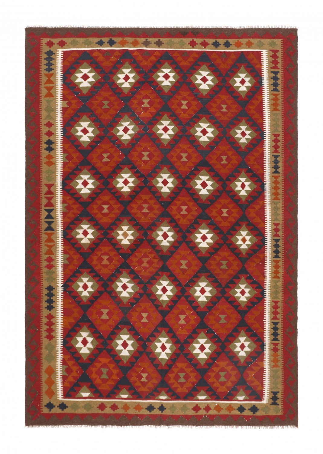Kelim-teppe Afghansk 297 x 207 cm