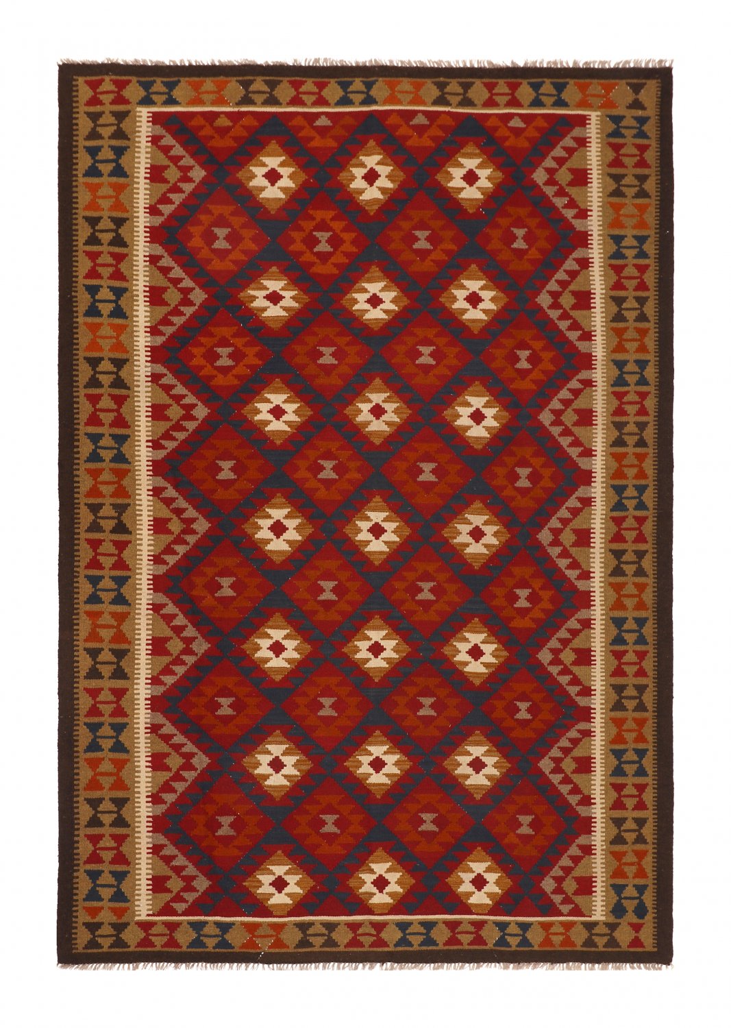 Kelim-teppe Afghansk 300 x 206 cm