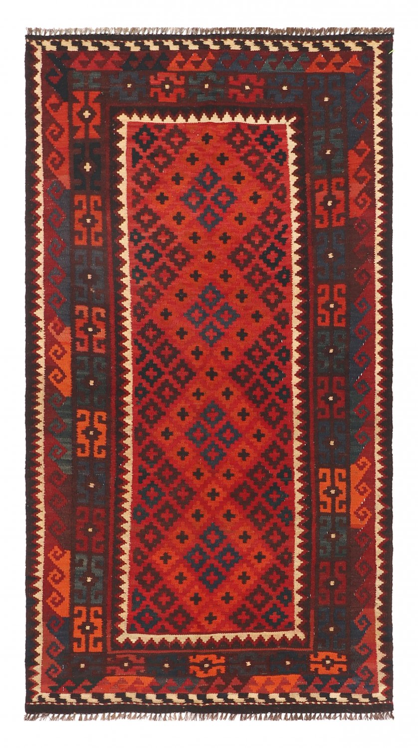 Kelim-teppe Afghansk 195 x 106 cm