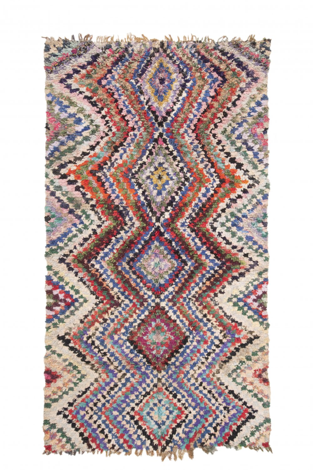 Marokkansk Boucherouite-teppe 275 x 150 cm