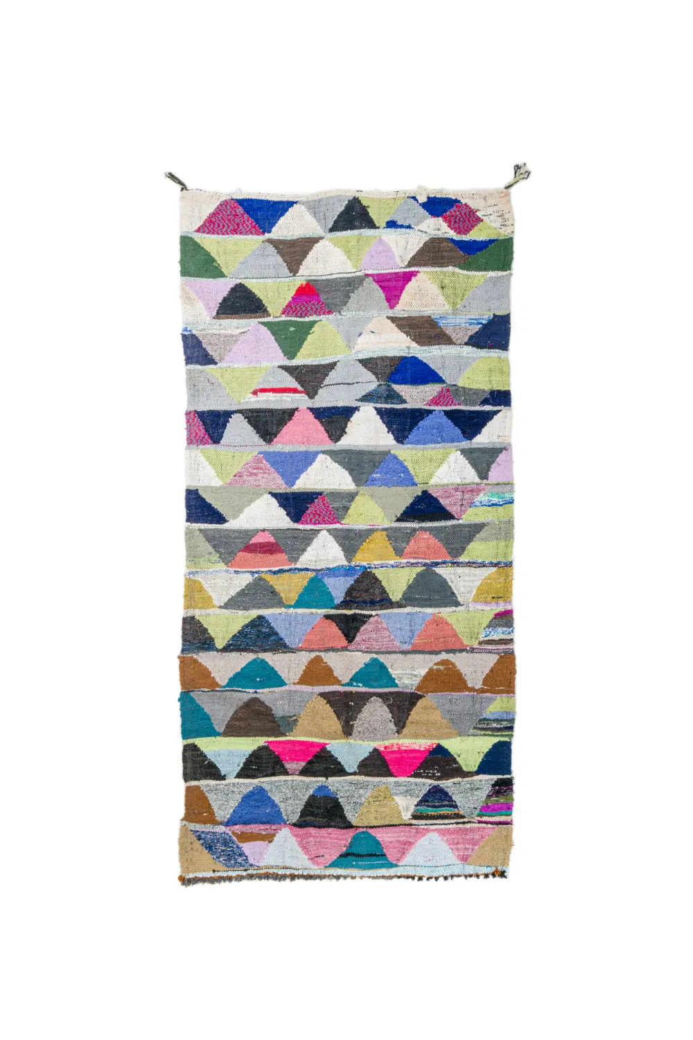 Marokkansk Boucherouite-teppe 145 x 305 cm