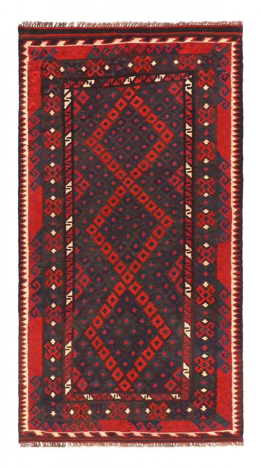 Kelim-teppe Afghansk 195 x 107 cm
