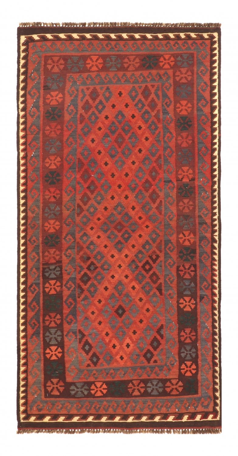 Kelim-teppe Afghansk 200 x 104 cm