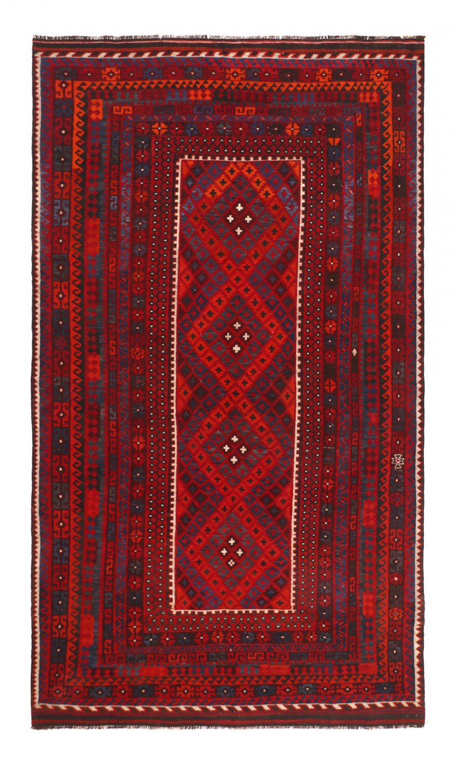 Kelim-teppe Afghansk 417 x 235 cm