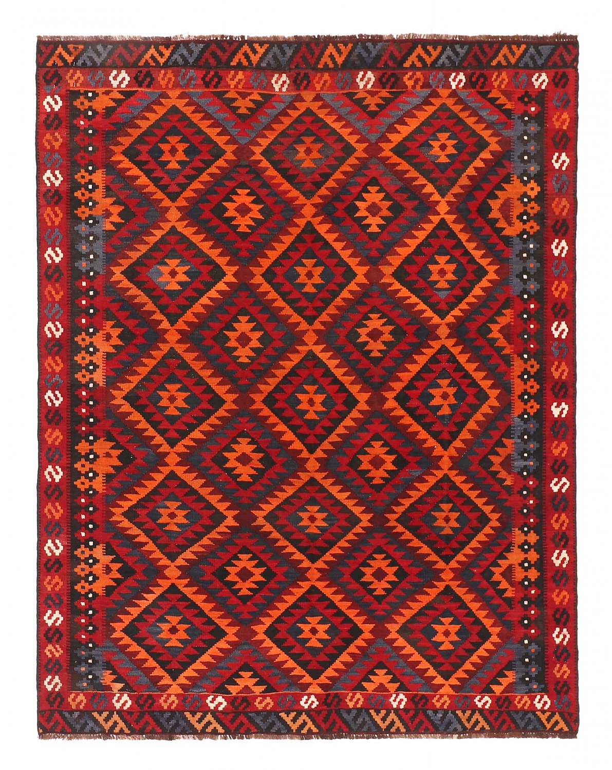 Kelim-teppe Afghansk 212 x 161 cm
